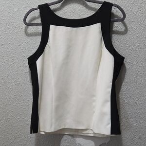 White House Black Market Monochrome Tank Top